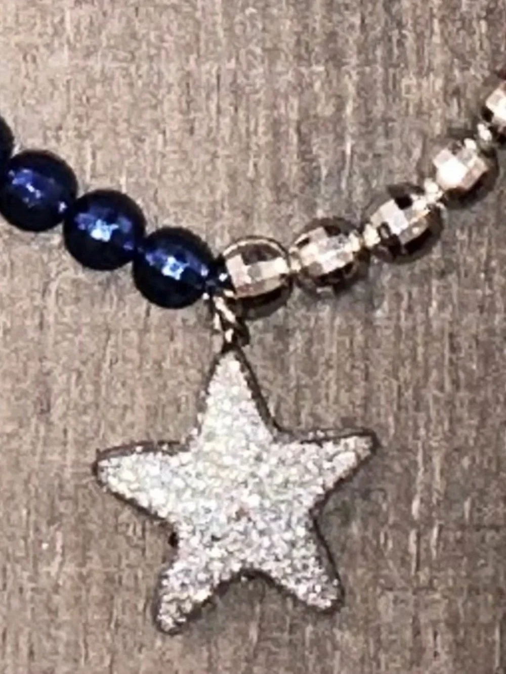 💞 New Red, Blue, & Silver Patriotic Beaded Necklace & Bracelet Set